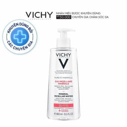 Thumbnail Nước tẩy trang cho da nhạy cảm Vichy Mineral Micellar Water Pureté Thermale 400ml 1