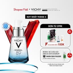 Thumbnail Dưỡng chất giàu khoáng chất giúp da sáng mịn và căng mượt Vichy Mineral 89 30ml 1
