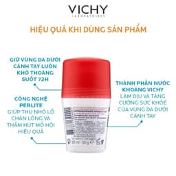 Thumbnail Lăn khử mùi giúp khô thoáng vùng da dưới cánh tay 72h Vichy Détranspirant Intensif 1