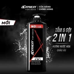 Thumbnail Tắm Gội X-Men for Boss Intense 2in1 850g 3