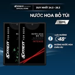 Thumbnail Nước hoa bỏ túi Xmen for boss 18ml Intense/Motion - Hương nước hoa châu Âu 1