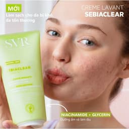 Thumbnail [Gift 3] Sữa rửa mặt dạng sữa SVR SEBIACLEAR CREME LAVANTE 55ml mang lại sự thoải mái và dưỡng ẩm hàng ngày 1