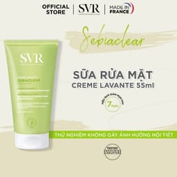Thumbnail Sữa rửa mặt dạng sữa SVR SEBIACLEAR CREME LAVANTE 55ml mang lại sự thoải mái và dưỡng ẩm hàng ngày 1