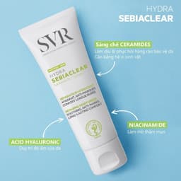 Thumbnail Kem dưỡng ẩm cho da dầu mụn, dưỡng da mềm mịn và làm mờ vết thâm mụn SVR SEBIACLEAR HYDRA 40ml 2