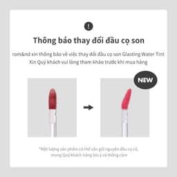 Thumbnail [Màu 14-17] Son tint nước siêu lì lâu trôi Hàn Quốc Romand Glasting Water Tint 4g 3