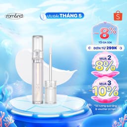 Thumbnail [Rom&nd] Son tint bóng mịn mượt Hàn Quốc Romand Glasting Water Gloss 4.5g 1