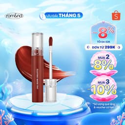 Thumbnail [Rom&nd] Son tint nước siêu lì, lâu trôi Hàn Quốc Romand Glasting Water Tint 4g 1