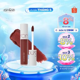 Thumbnail [Rom&nd] Son kem lì cực nhẹ môi Hàn Quốc Romand Zero Velvet Tint 5.5g 1