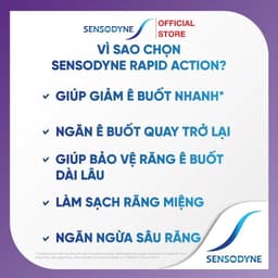 Thumbnail Bộ 3 Kem đánh răng SENSODYNE Rapid Action 100g giúp giảm ê buốt nhanh 3