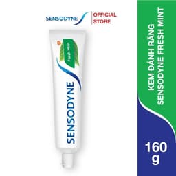 Thumbnail Bộ 3 Kem đánh răng SENSODYNE Fresh Mint 160g giúp giảm ê buốt hiệu quả với hương bạc hà thơm mát 1