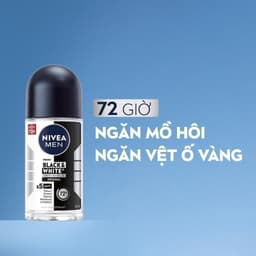 Thumbnail Lăn Ngăn Mùi NIVEA MEN Black&White Ngăn Vệt Ố Vàng Vượt Trội | Hương Tinh Tế (50 ml) - 82245 1