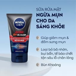 Thumbnail Bộ 2 Sữa Rửa Mặt NIVEA MEN Bùn Khoáng Kiểm Soát Nhờn | Ngừa Mụn | Sạch Sâu (100 g) - 83940x2 2