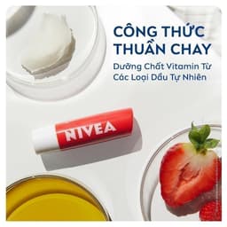 Thumbnail Son Dưỡng NIVEA Strawberry Shine Sắc Đỏ Dâu Tây (4.8 g) - 85083 3