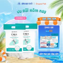 Thumbnail Combo 2 túi Bông tẩy trang làm sạch da Bông Bạch Tuyết Calla Sạch Sâu (500gr/túi) 1