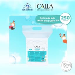 Thumbnail Bông tẩy trang làm sạch da Bông Bạch Tuyết Calla Sạch Sâu (250gr/túi) 2