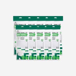 Thumbnail Combo 10 Gói Khẩu trang Bông Bạch Tuyết KF94 4 lớp trắng (10 cái/gói) 3