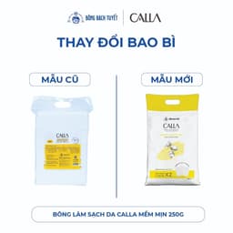 Thumbnail Combo 2 túi Bông tẩy trang làm sạch da Bông Bạch Tuyết Calla mềm mịn (250gr/túi) 1