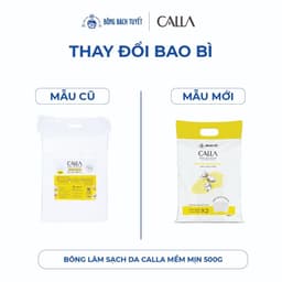 Thumbnail Bông tẩy trang làm sạch da Bông Bạch Tuyết Calla Mềm Mịn 500Gr 2