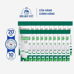 Thumbnail Combo 20 Gói khẩu trang Bông Bạch Tuyết KF94 Trắng (10 cái/gói) 2