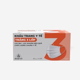 Thumbnail Combo 3 Hộp Khẩu trang Bông Bạch Tuyết 3 lớp trắng (50 cái/hộp) 4