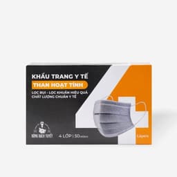 Thumbnail Combo 3 Hộp Khẩu trang Bông Bạch Tuyết than hoạt tính (50 cái/hộp) 3