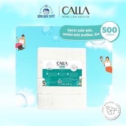 Thumbnail Bông tẩy trang làm sạch da Bông Bạch Tuyết Calla Sạch Sâu 500Gr 4