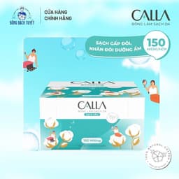 Thumbnail Bông tẩy trang làm sạch da Bông Bạch Tuyết Calla Sạch Sâu 150 miếng/hộp 3