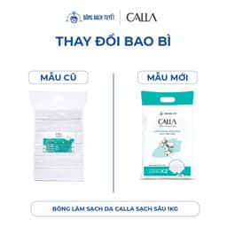 Thumbnail Bông tẩy trang làm sạch da Bông Bạch Tuyết Calla Sạch sâu 1Kg 2