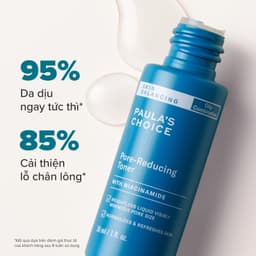 Thumbnail Toner cấp ẩm, se khít lỗ chân lông Paula’s Choice Skin Balancing Pore Reducing Toner 30ml 1357 3