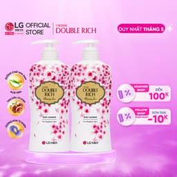 Thumbnail Combo 2 Sữa tắm hương Anh Đào Double Rich Blooming lLove 550g/800g 1
