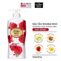 Thumbnail Sữa tắm Double Rich Hương hoa chiết xuất từ thiên nhiên 800ml 4