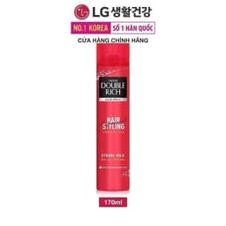 Thumbnail Keo dạng xịt tạo kiểu và giữ nếp tóc Double Rich HAIR SRAY STRONG HOLD 170ml 2