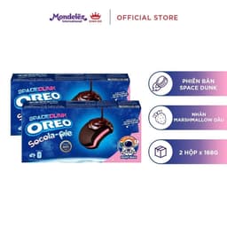 Thumbnail Bánh Socola Pie OREO Vị Vani/Dâu , Combo 2 Hộp X 168G - phiên bản OREO Originial/ SPACE DUNK 3