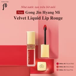 Thumbnail Son kem lỳ Đông y The History of Whoo Gongjinhyang Mi Velvet Lip Liquid 6g 1