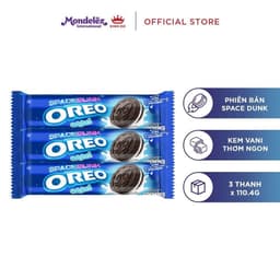 Thumbnail Bánh Quy OREO Vị Dâu/Vani/Chocolate/Spaceburst Cream , Combo 3 Thanh X 110.4G - phiên bản OREO SPACE DUNK 1
