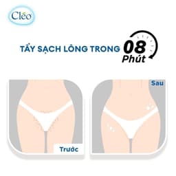 Thumbnail Combo Kem Tẩy Lông Đa Vùng Cleo Hương Nước Hoa 70g và Kem Tẩy Lông Vùng Viền Bikini 50g 4