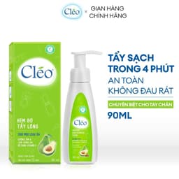 Thumbnail Kem bơ tẩy lông Cléo Lotion dạng sữa cho mọi loại da - sạch lông sáng mịn trong 4 phút 90ML 1