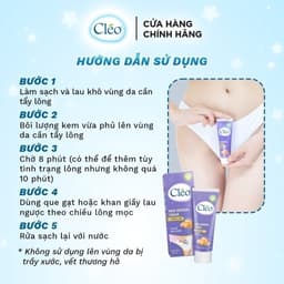 Thumbnail Kem Tẩy Lông Chuyên Vùng Viền Bikini Cléo Avocado Hair Removal Bikini Line 50G 4