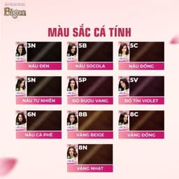 Thumbnail Thuốc Nhuộm Tóc Phủ Bạc Dạng Kem Bigen Silk Touch - Thảo Dược Dưỡng Tóc Đa Dạng Màu Thời Trang Cho Tóc Dài và Dày 135ml 4