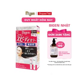 Thumbnail Thuốc Nhuộm Tóc Phủ Bạc Dạng Kem Bigen Speedy Color Cream - Bigen Nhật Bền Màu Phủ Bạc Thảo Dược Hoàn Hảo 80ml 1