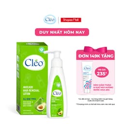 Thumbnail Kem Tẩy Lông Cho Mọi Loại Da Cléo Avocado Lotion Hair Removal All Skin Type 90ML 1