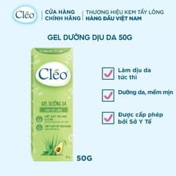 Thumbnail Gel dưỡng da sau tẩy lông Cléo cho mọi loại da làm dịu mát tức thì, dưỡng da mềm mịn 50G 2