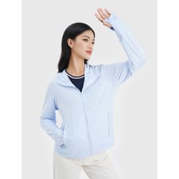 Thumbnail Áo chống nắng nữ 2025 CANIFA dài tay có mũ dáng vừa vải mát lạnh 6OT25S003 2