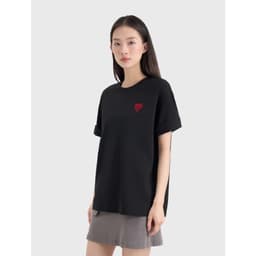 Thumbnail Áo phông unisex người lớn CANIFA cổ tròn cộc tay có hình in 5TS25S007 3