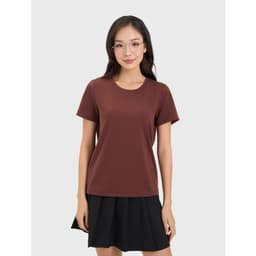 Thumbnail Áo phông nữ CANIFA thun chất liệu cotton pha cổ tròn tay cộc MS25 6TS25A001 4