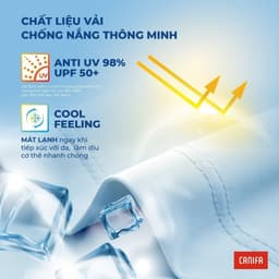 Thumbnail Áo chống nắng nữ CANIFA có mũ kéo khoá túi 2 bên bản cải tiến 2025 6OT25S003 2