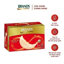 Thumbnail Nước yến thật BRAND'S Đường Phèn (70 ml x 6 lọ) 1
