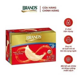 Thumbnail Nước yến thật BRAND'S Không Đường (70 ml x 6 lọ) 1