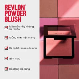 Thumbnail Phấn Má Hồng Siêu Mịn Revlon Powder Blush 5g Kết Cấu Mỏng Nhẹ, Dễ Dàng Sử Dụng 3