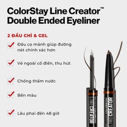 Thumbnail Bút Kẻ Mắt 2 Đầu ColorStay Line Creator Double Ended Eyeliner (0.1g | 2ml) 1